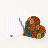 Helles Muster nahtloser Wildblume Notizblock (Innenseite)