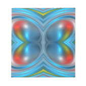 Helles Muster Notizblock (Vorderseite)