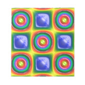 Helles Muster Notizblock (Vorderseite)