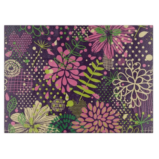 Helles Muster Schneidebrett (Vorderseite)