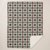 Helles Muster Sherpadecke (Vorderseite)