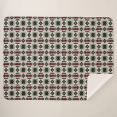 Helles Muster Sherpadecke (Vorderseite (Horizontal))