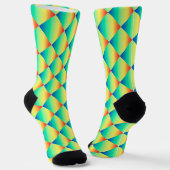 Helles Muster Socken (Gewinkelt)