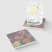 Helles Muster Steinuntersetzer (Seitenansicht)