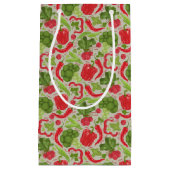 Helles Muster vom Frischgemüse Kleine Geschenktüte (Vorderseite)