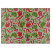 Helles Muster vom Frischgemüse Schneidebrett (Vorderseite)