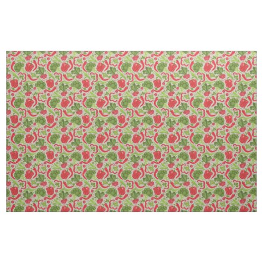 Helles Muster vom Frischgemüse Stoff (Fat Quarter (45,7 x 55,9 cm))