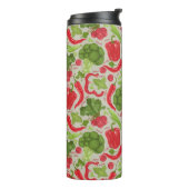 Helles Muster vom Frischgemüse Thermosbecher (Nach links gedreht)