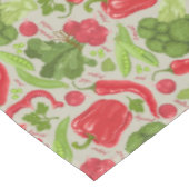 Helles Muster vom Frischgemüse Tischdecke (Schrägansicht)