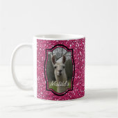 Helles n-Funkelnlama im Pink Kaffeetasse (Links)