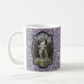 Helles n-Funkelnlama in Smokey Lavendel Kaffeetasse (Links)