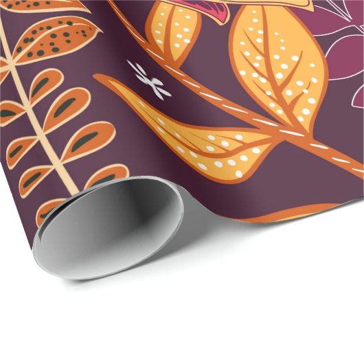 Helles, nahtloses Muster im Paisley-Stil. Bunt Geschenkpapier (Rolleneckpunkt)