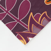 Helles, nahtloses Muster im Paisley-Stil. farbenfr Fleecedecke (Ecke)