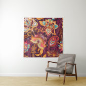 Helles, nahtloses Muster im Paisley-Stil. farbenfr Wandteppich (Beispiel)