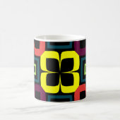 Helles, nahtloses Muster mit bunten Blume auf eine Kaffeetasse (Mittel)