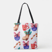 Helles, nahtloses New Year's Muster von Bonbons, b Tasche (Rückseite)