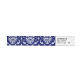 Helles Navyblau-Damaskusmuster (Person)