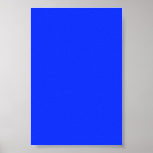 Helles Neon Blue Background auf einem Poster (Vorne)