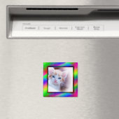 Helles Neon Foto Frame Magnet (In Situ (Geschirrspüler))