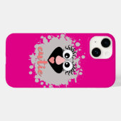 Helles Neon mit dem Bild eines Gnoms Case-Mate iPhone Hülle (Rückseite (Horizontal))