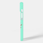 Helles Neon mit dem Bild eines Gnoms Case-Mate iPhone Hülle (Rückseite / Links)
