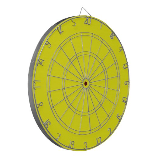 Helles Neon Yellow Dart Board Dartscheibe (Vorderseite Links)