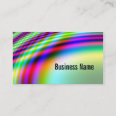 Helles Neonfarben-Design Visitenkarte (Rückseite)