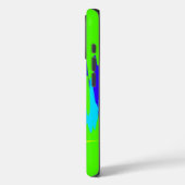 Helles, neonfarbenes Muster Case-Mate iPhone Hülle (Rückseite / Links)