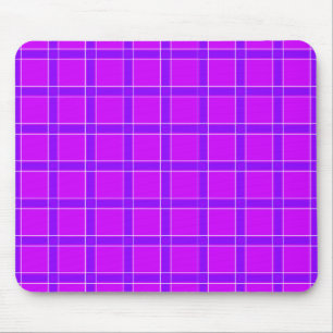 Helles Neonkraut kariertes Muster Throw Kissen Mousepad