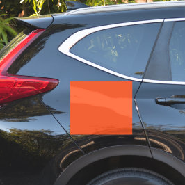 Helles Orange Minimalistisches Einheitliches Hinte Aufkleber