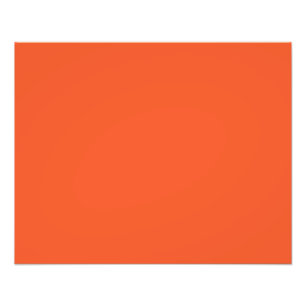 Helles Orange Minimalistisches Einheitliches Hinte Fotodruck