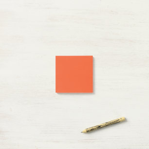 Helles Orange Minimalistisches Einheitliches Hinte Post-it Klebezettel