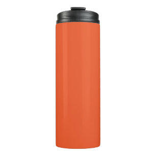 Helles Orange Minimalistisches Solid Background Thermosbecher