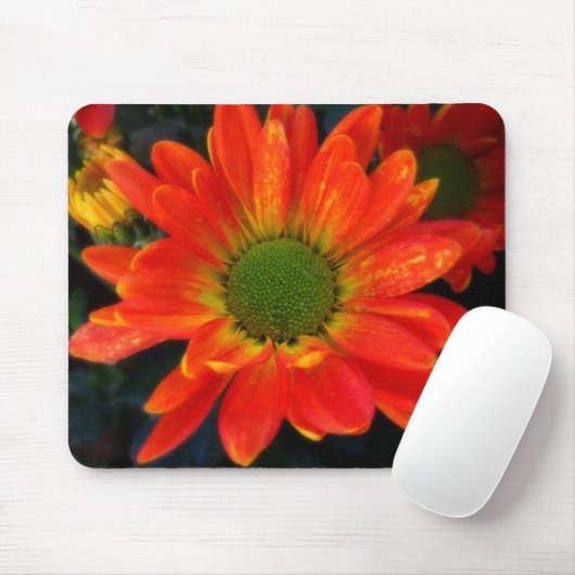Helles Orange mit Raindrops-Maus-Pad Mousepad (Mit Mouse)