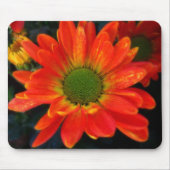 Helles Orange mit Raindrops-Maus-Pad Mousepad (Vorne)