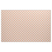 Helles Orangenmuster, hellgrau-grünes Blau-Quadrat Stoff (Fat Quarter (45,7 x 55,9 cm))