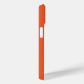 Helles oranges minimalist Vollton-Hintergrund Case-Mate iPhone Hülle (Rückseite / Rechts)