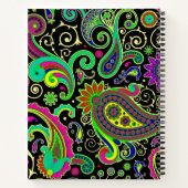 Helles Paisley Notizbuch (Rückseite)