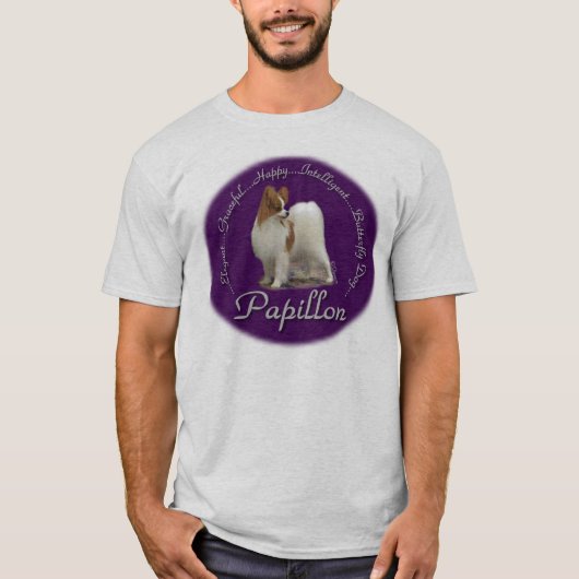 Helles Papillon T-Shirt (Vorderseite)