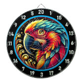 Helles Parrot Dartboard für Spielzimmer Dartscheibe (vorne)