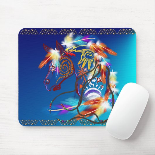 Helles Pferd Mousepad (Mit Mouse)