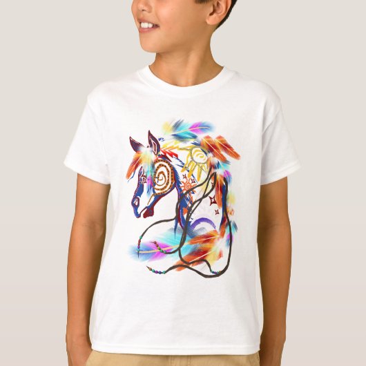 Helles Pferd T Shirt (Vorderseite)