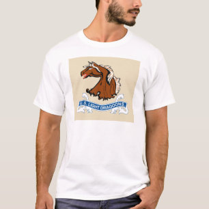 Helles Pferd zwingt Flaggen-T - Shirts