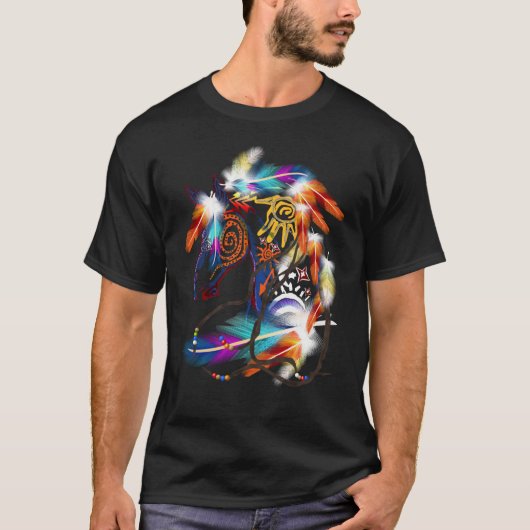 Helles PferdeShirt T-Shirt (Vorderseite)