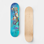 Helles PferdeSkateboard Skateboard (Vorderseite)