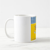 Helles Pferdetruppe-Flagge Philadelphias Kaffeetasse (Links)