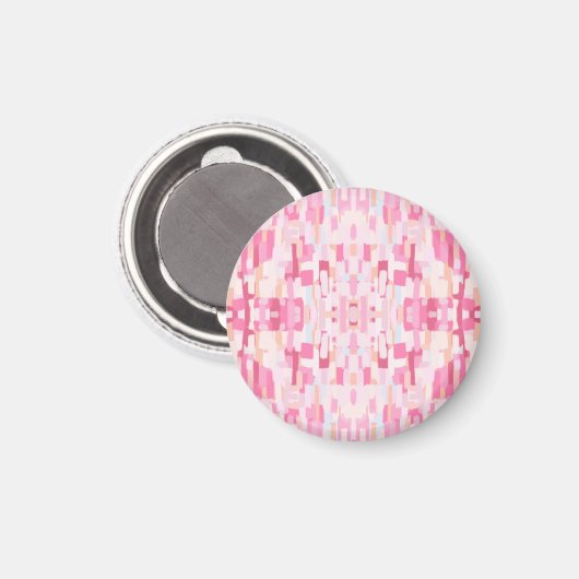 Helles Pink Magnet (Vorderseite/Rückseite)