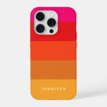Helles Pink Orange Modern Sunset Farbverlauf Strei