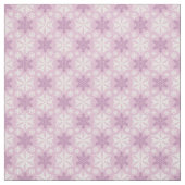 Helles Pink und Winter White Snowflake Muster Stoff (Muster)