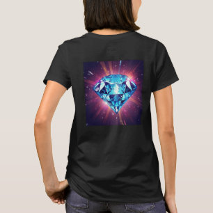 Helles pixeliges Diamant  T-Shirt